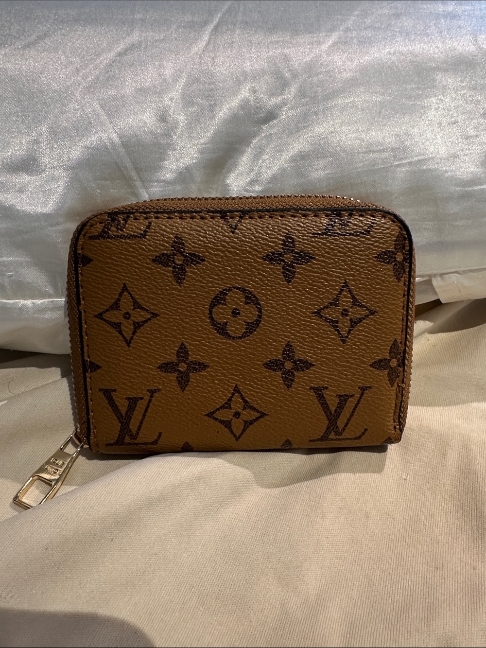 Monogram Zip Wallet